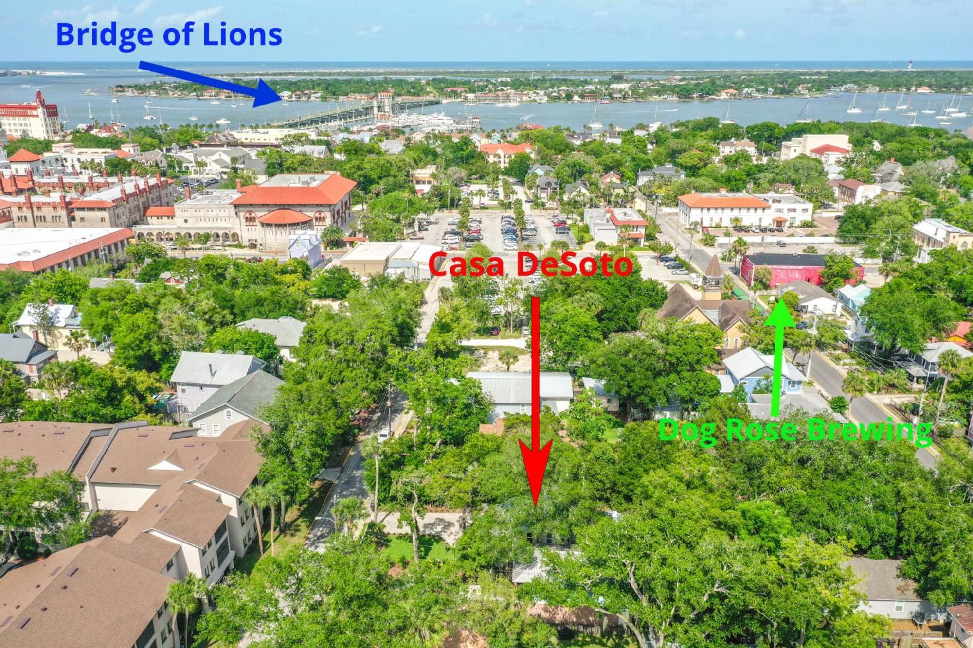 Casa Desoto - Luxury Downtown Oasis Villa Сент Августин Екстериор снимка